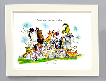 Ears and Knows 1 - Art Print
