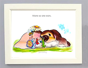 Ears and Knows 2 - Art Print